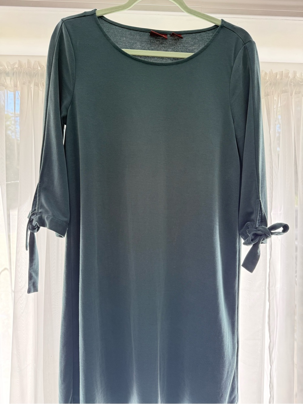 MARINA Luna slate blue green dress